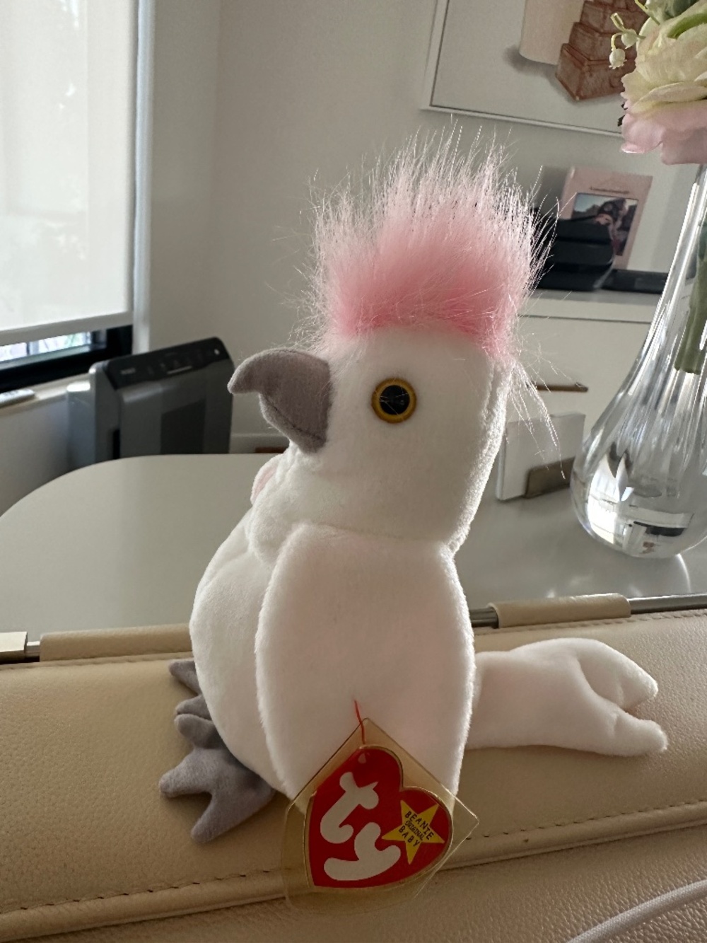 Beanie Baby Cockatoo Vintage